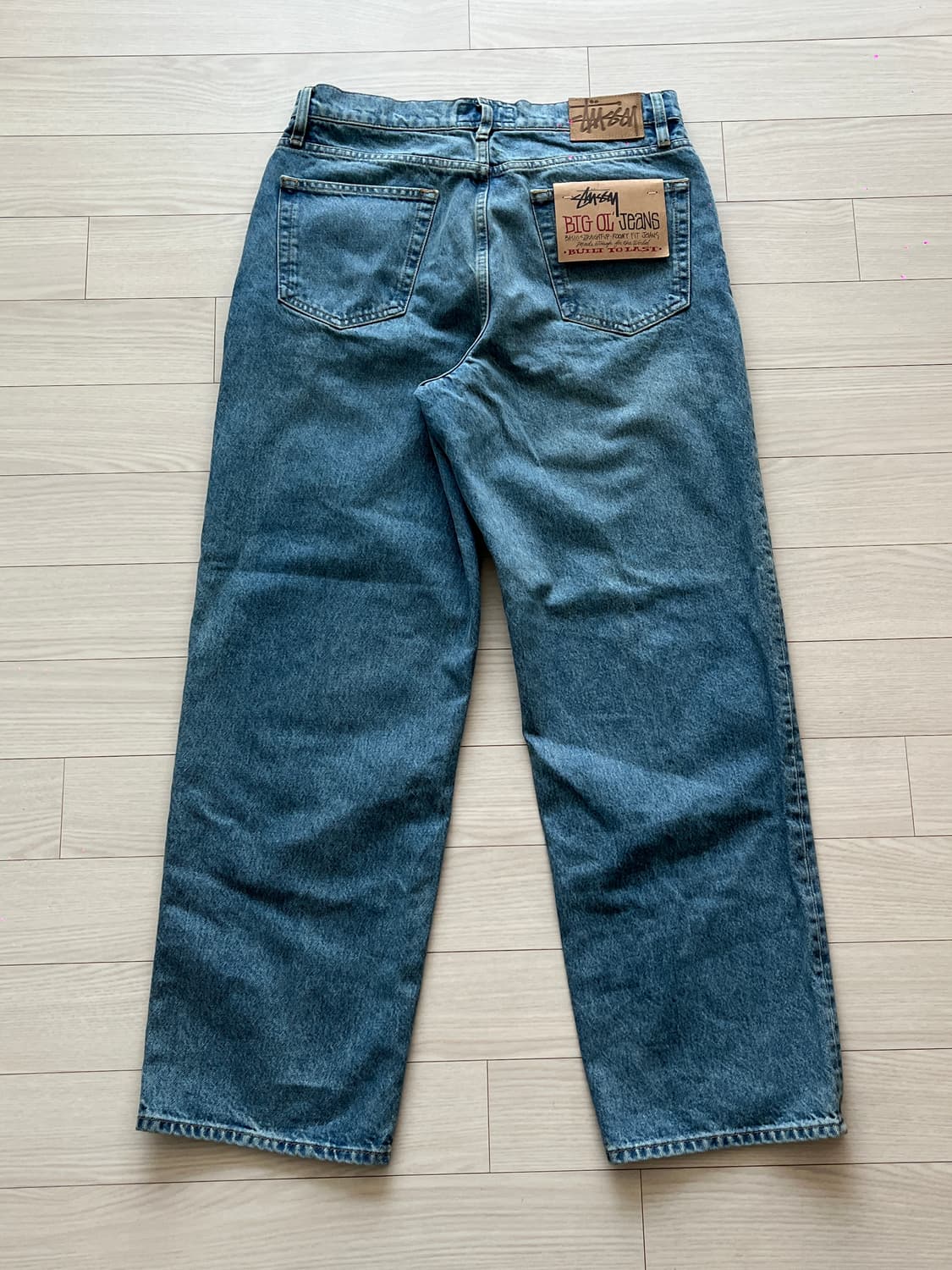 stussy 스투시 데님 빅올진 워시드 블루 30 (새제품) 상품이미지2