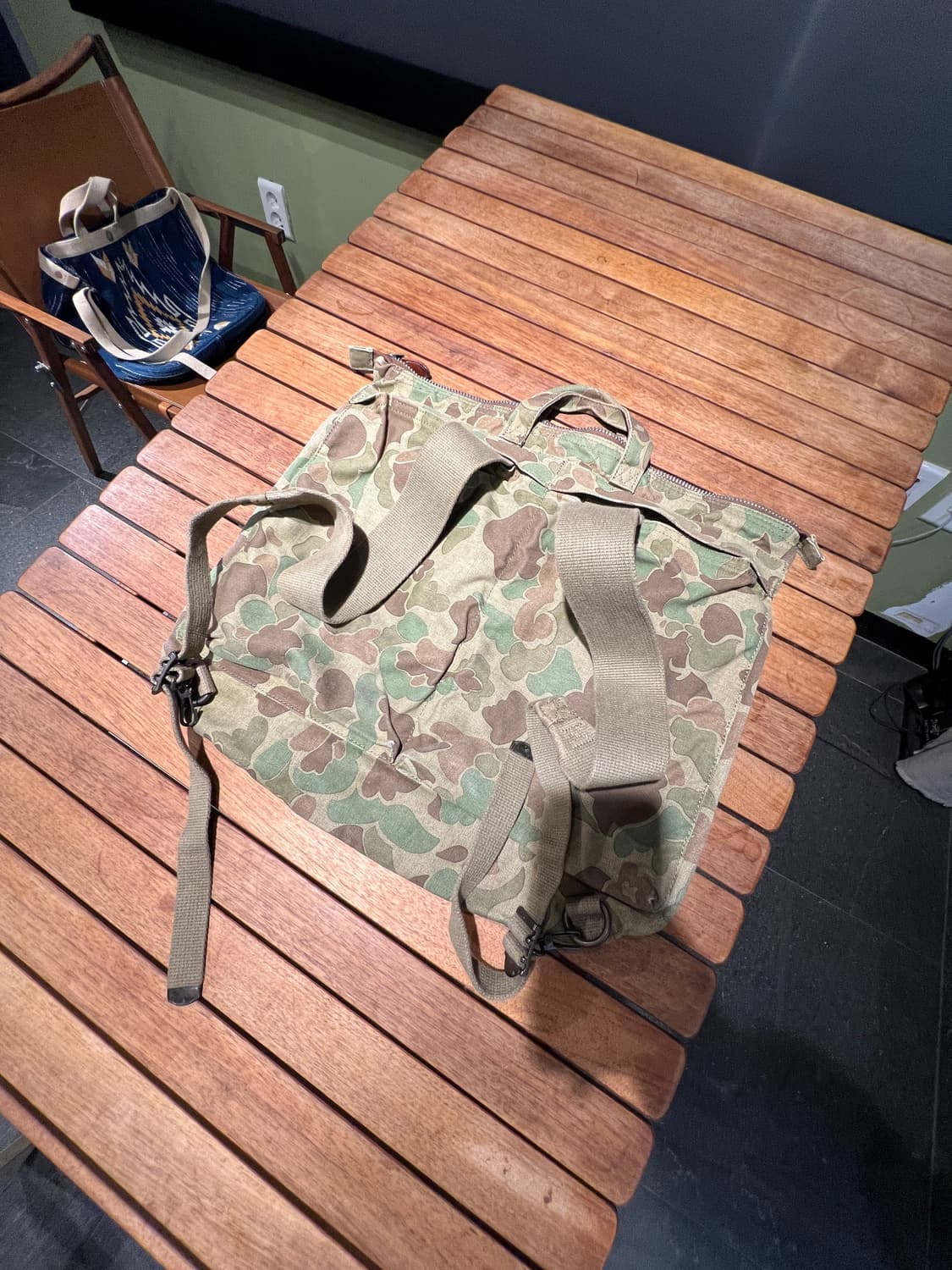 RRL 덕카모 헬멧백 백팩 판매합니다. 상품이미지6