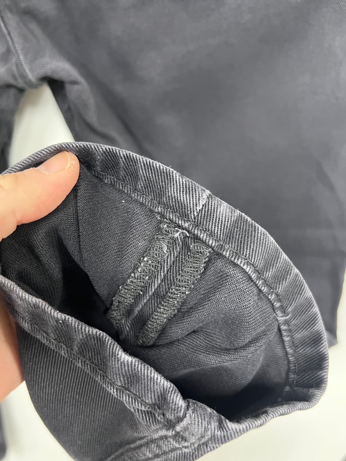 리바이스 511 슬림핏 흑청 블랙 데님 팬츠 상품이미지4