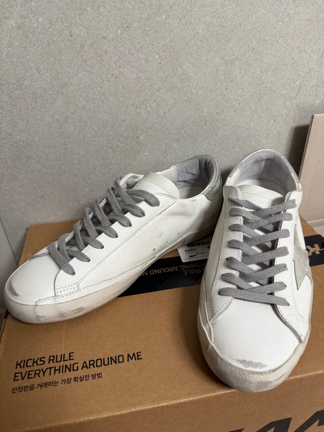 골든구스 슈퍼스타 화이트 실버탭 264 상품이미지2