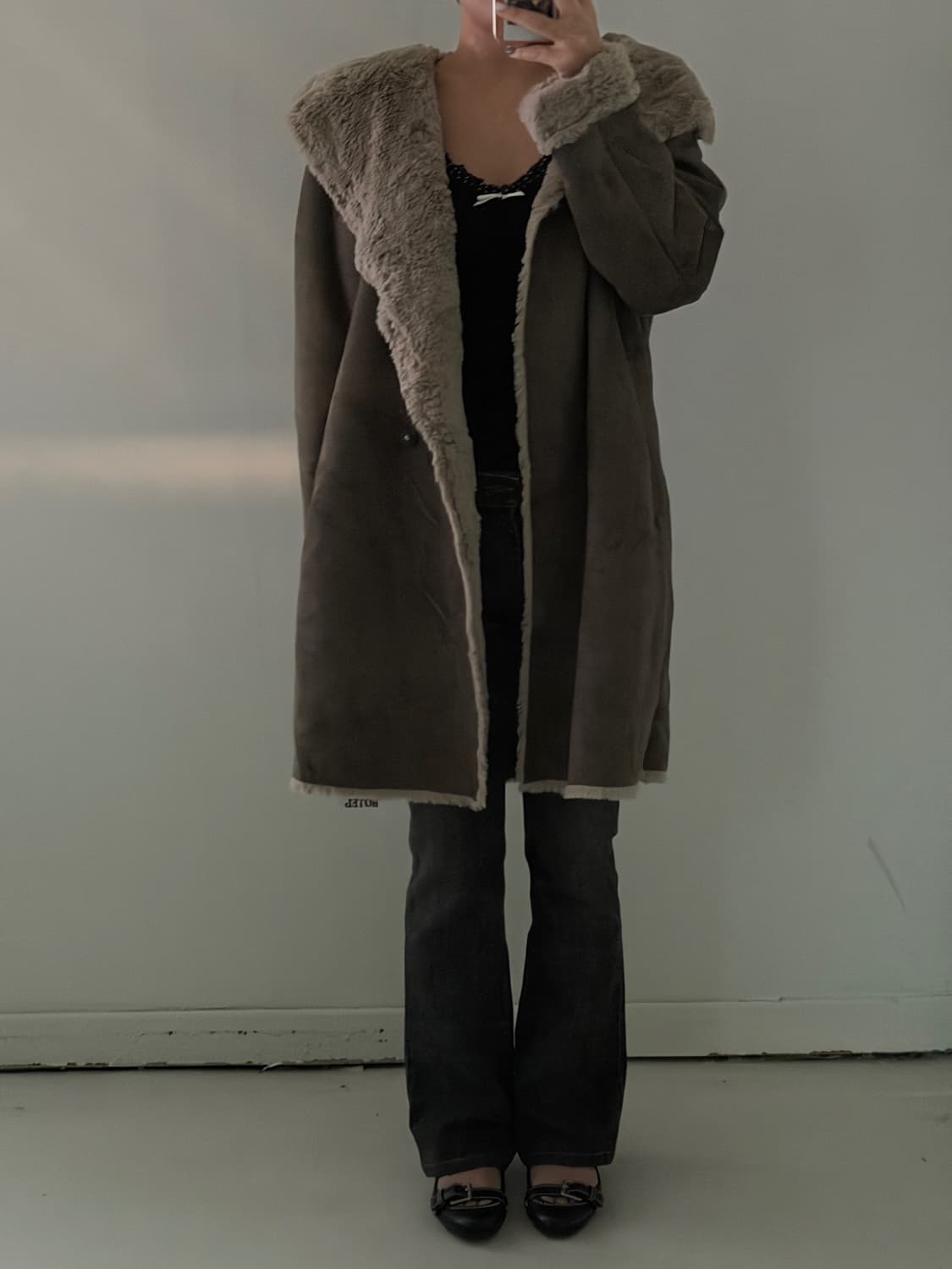 일본빈티지 무스탕 코트자켓 상품이미지2