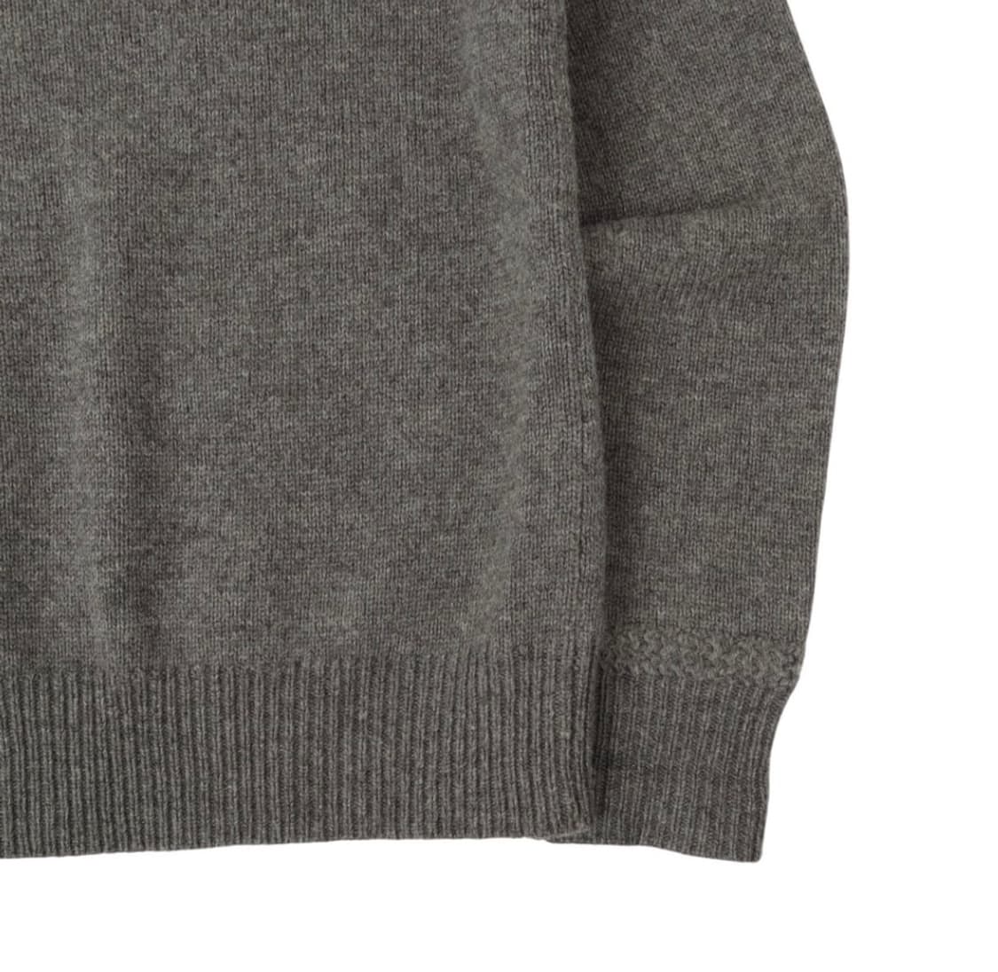 폴로 랄프로렌 그레이 울 쿼터집 숄카라 니트 상품이미지7