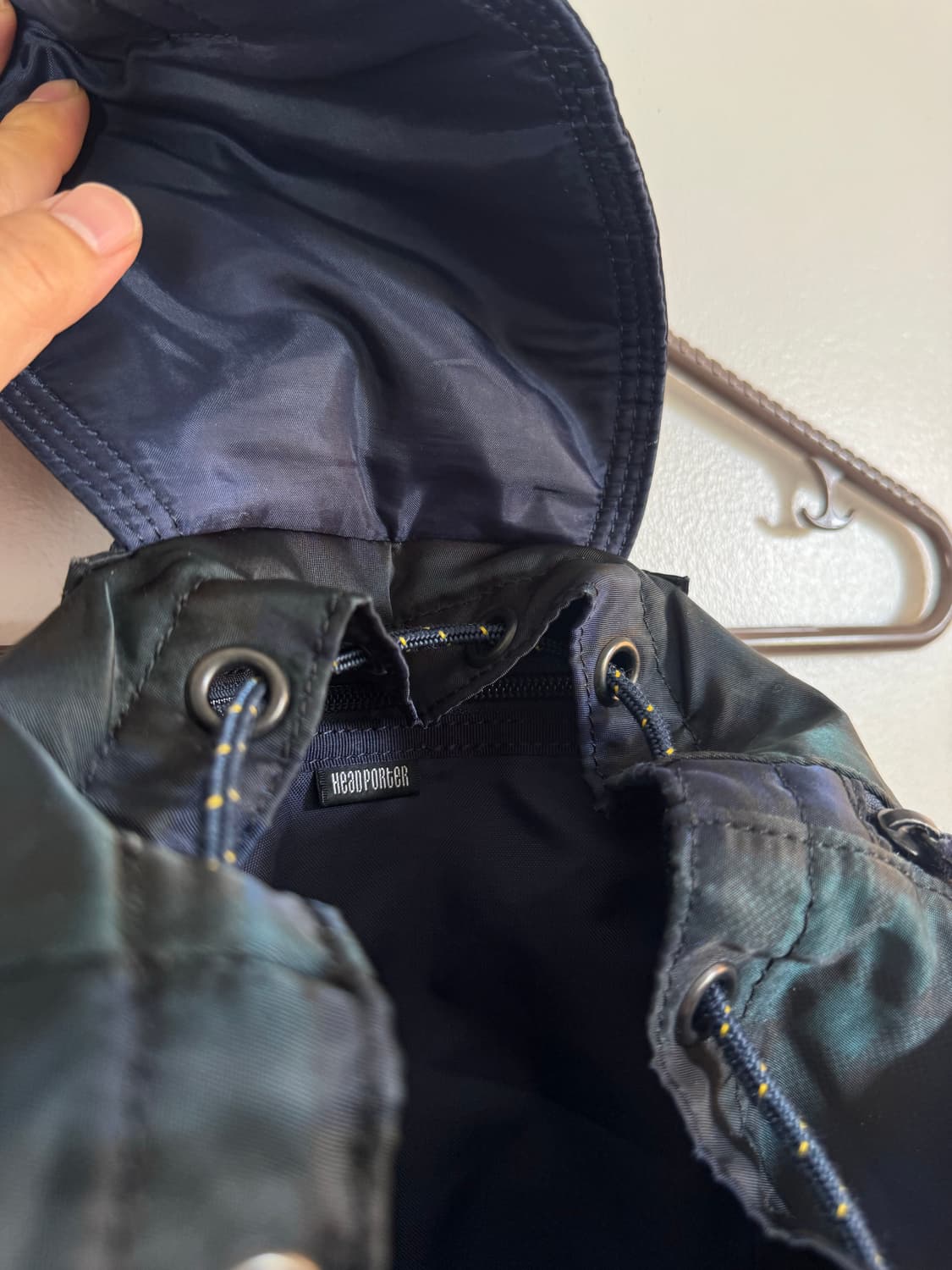 요시다포터 헤드포터 타탄체크 2포켓 럭색 S 사이즈.  상품이미지7