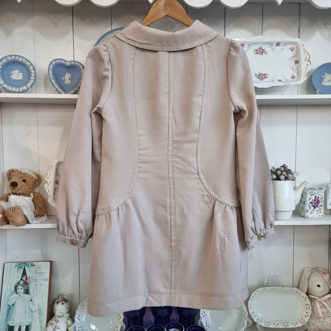 axes femme  둥근 칼라 코트 상품이미지6