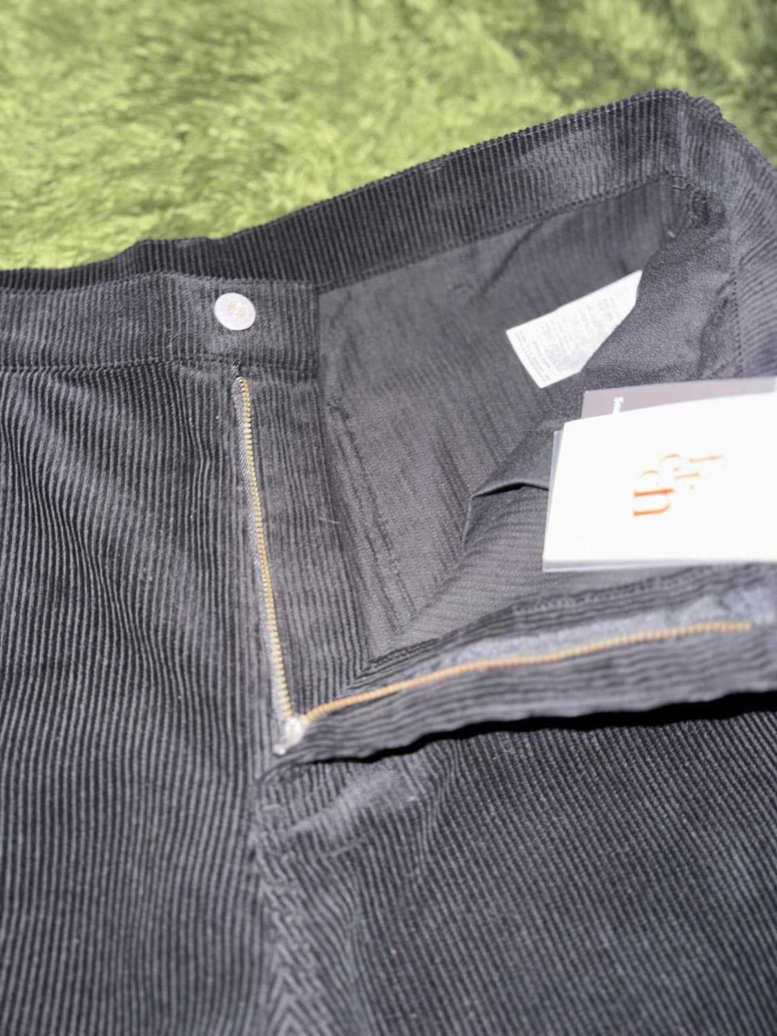 [XL] Fetch 페치 선데이 자수 로고 코듀로이 워크 팬츠 블랙 상품이미지3