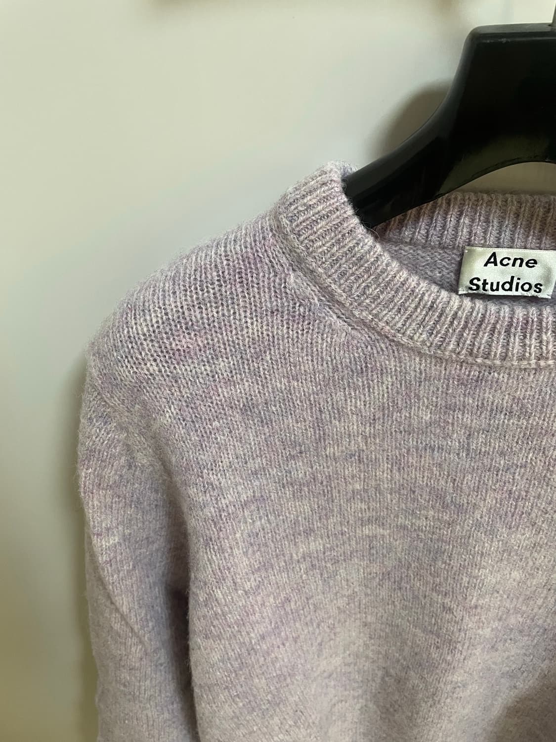 XL) 아크네 스튜디오 카이 니트 핑크 라벤더 아크네 명작 스웨터 상품이미지9