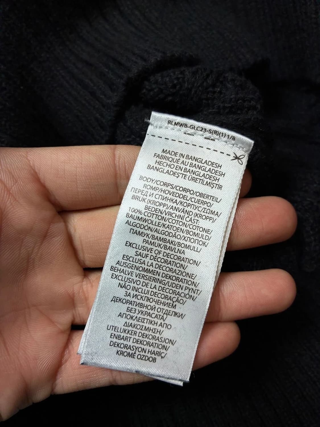 폴로 랄프로렌 큐알 신형 꽈배기 코튼 니트 PN8263 상품이미지7