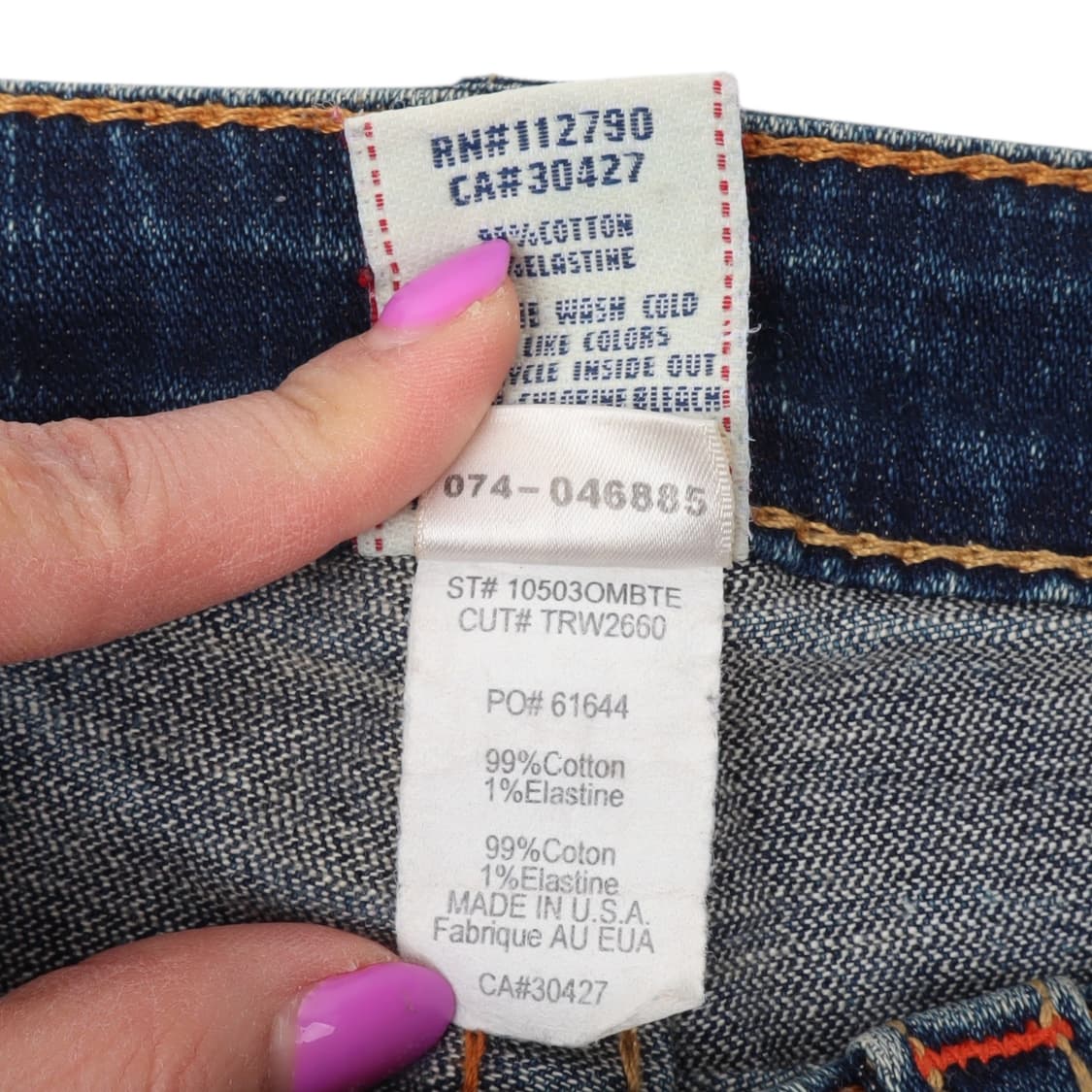 트루릴리젼 레인보우 조이 부츠컷 데님팬츠 상품이미지9