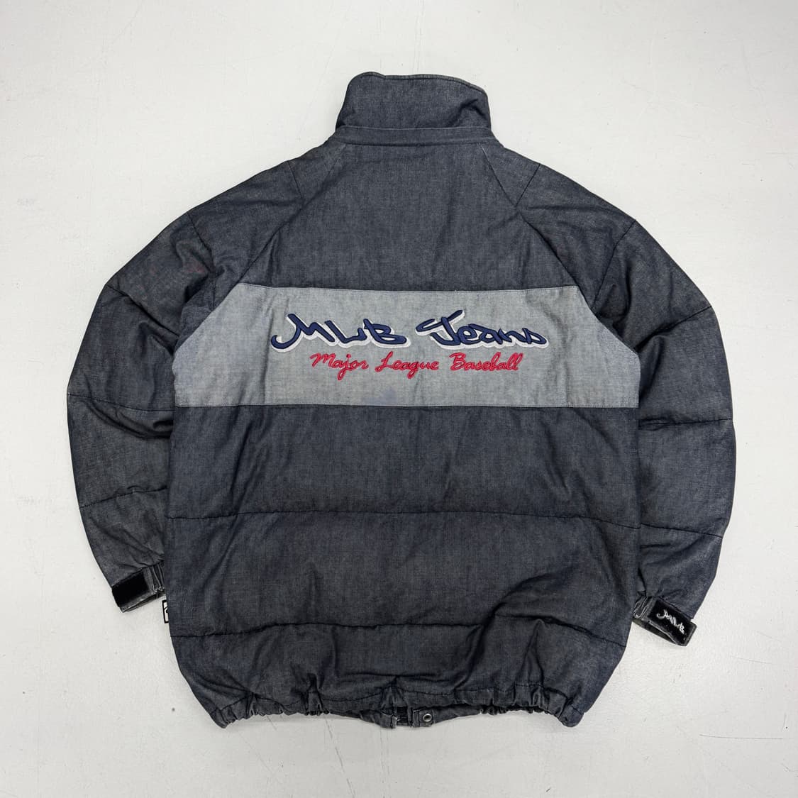 MLB 00s 올드스쿨 덕다운 데님 패딩 상품이미지3