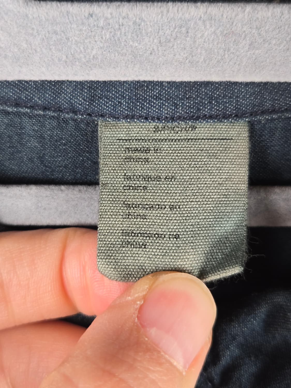 [무료배송]리바이스 S 여성 워싱 얇은 데님 청 긴팔 셔츠 상품이미지7