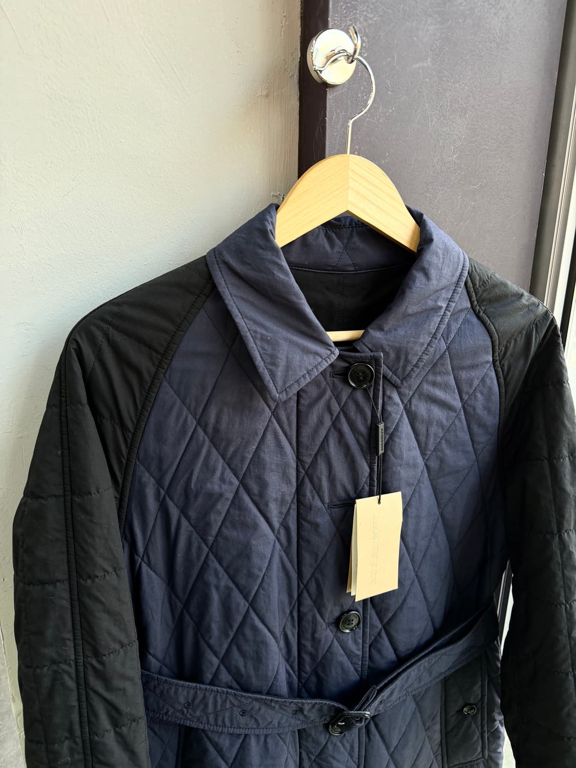 UK6/ 버버리 신형 리버시블 퀄팅 패딩코트 자켓(새상품) 상품이미지3