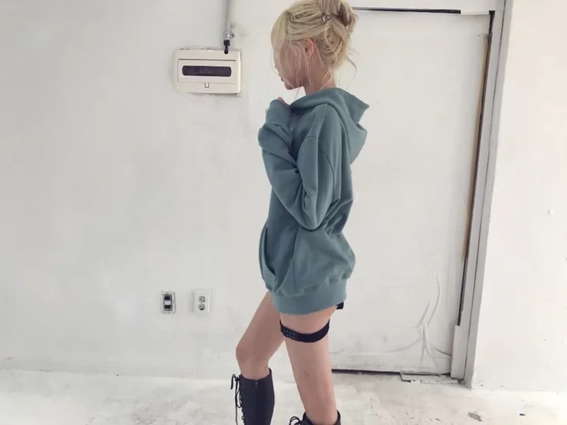쿄이 SOFT MINT ZIP HOODIE 상품이미지3