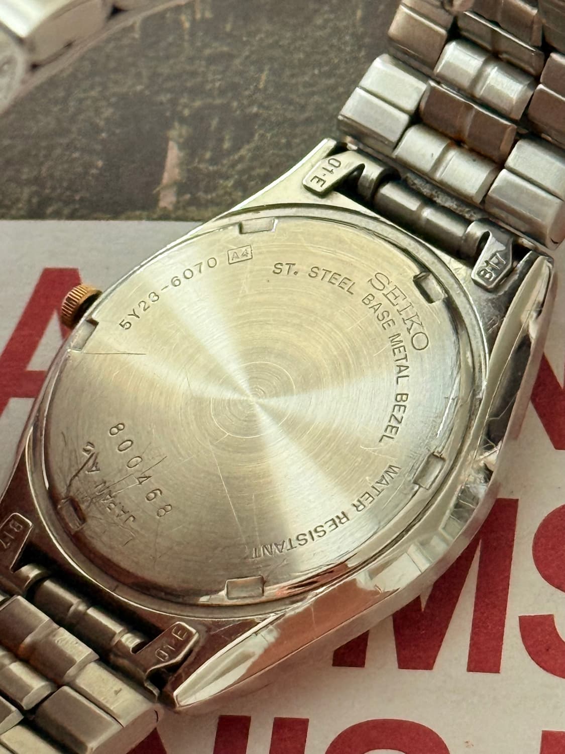 Seiko 세이코 쿼츠 콤비 로만 인덱스 데이 데이트 상품이미지6