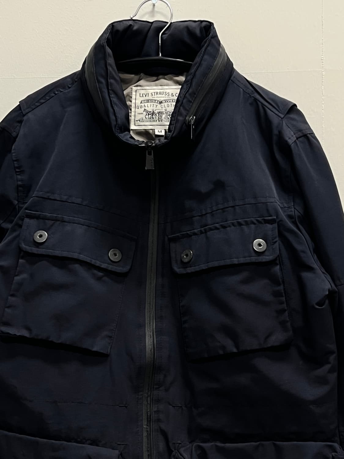 (M) 리바이스 사파리 헌팅 나일론 자켓 다크네이비 상품이미지3