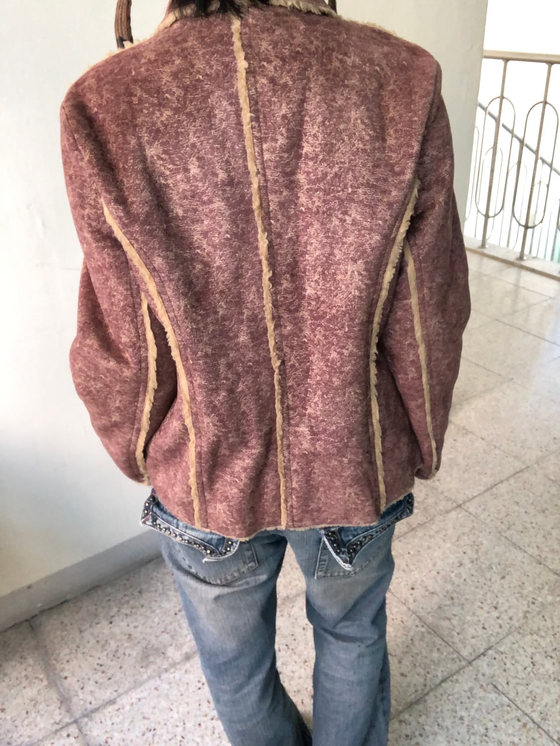 vtg shearling jk 상품이미지5