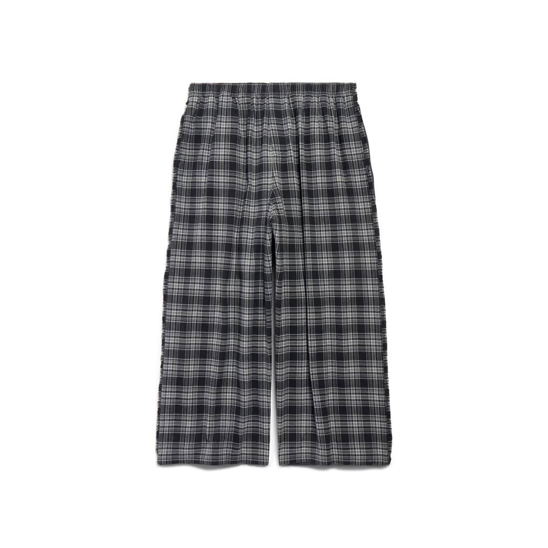 발렌시아가 25FW 하이브리드 라지핏 팬츠 그레이 46🖤 상품이미지1