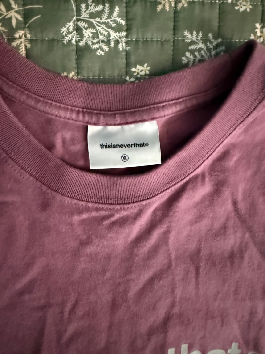 Thisisneverthat T logo tee fuchsia XL 상품이미지4