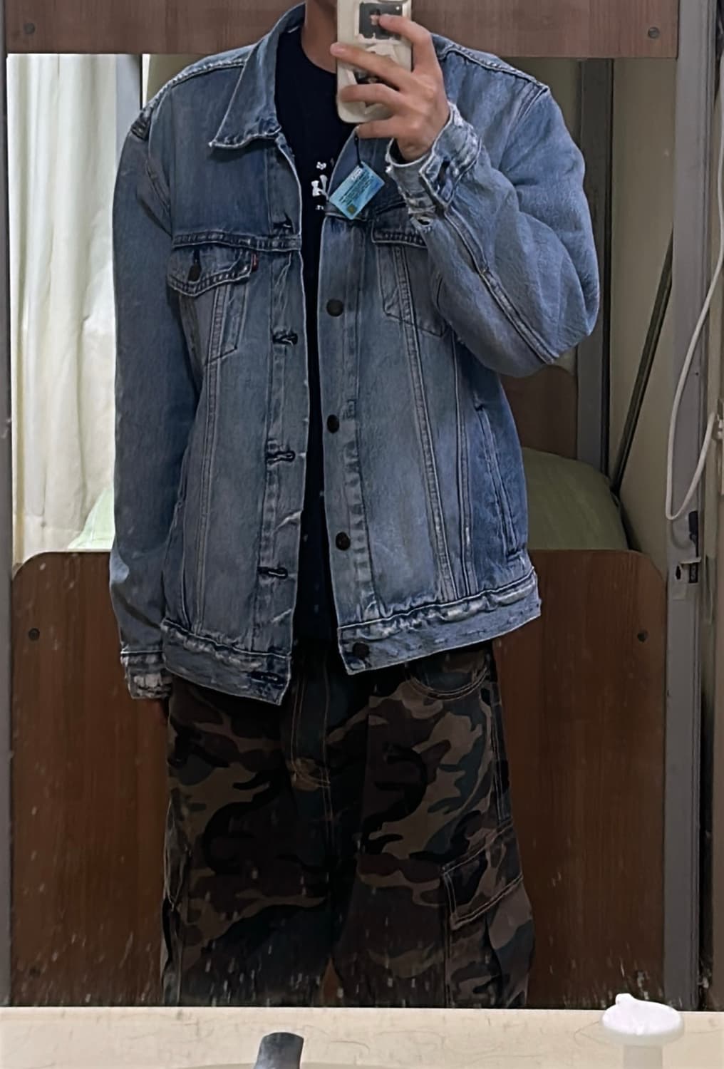 리바이스 데미지 데님자켓 L사이즈 상품이미지4