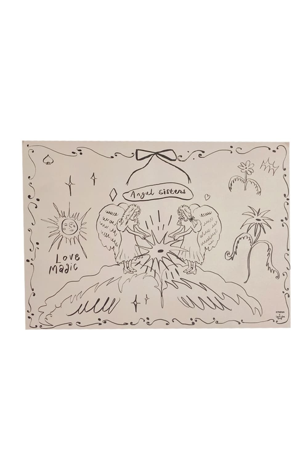 Eesookee Art 이수키 X 규린 콜라보 포스터 및 액자 상품이미지1