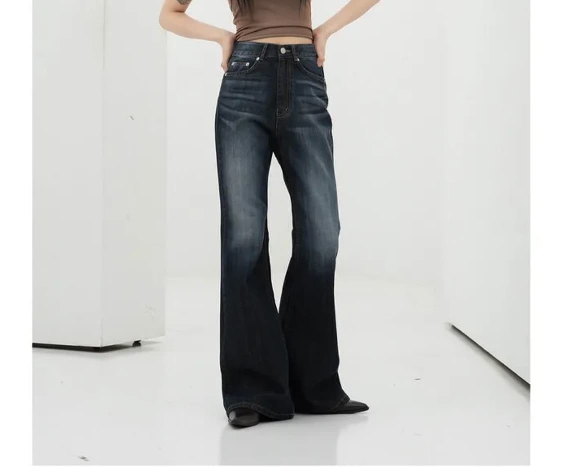 워싱 부츠컷 팬츠 상품이미지3