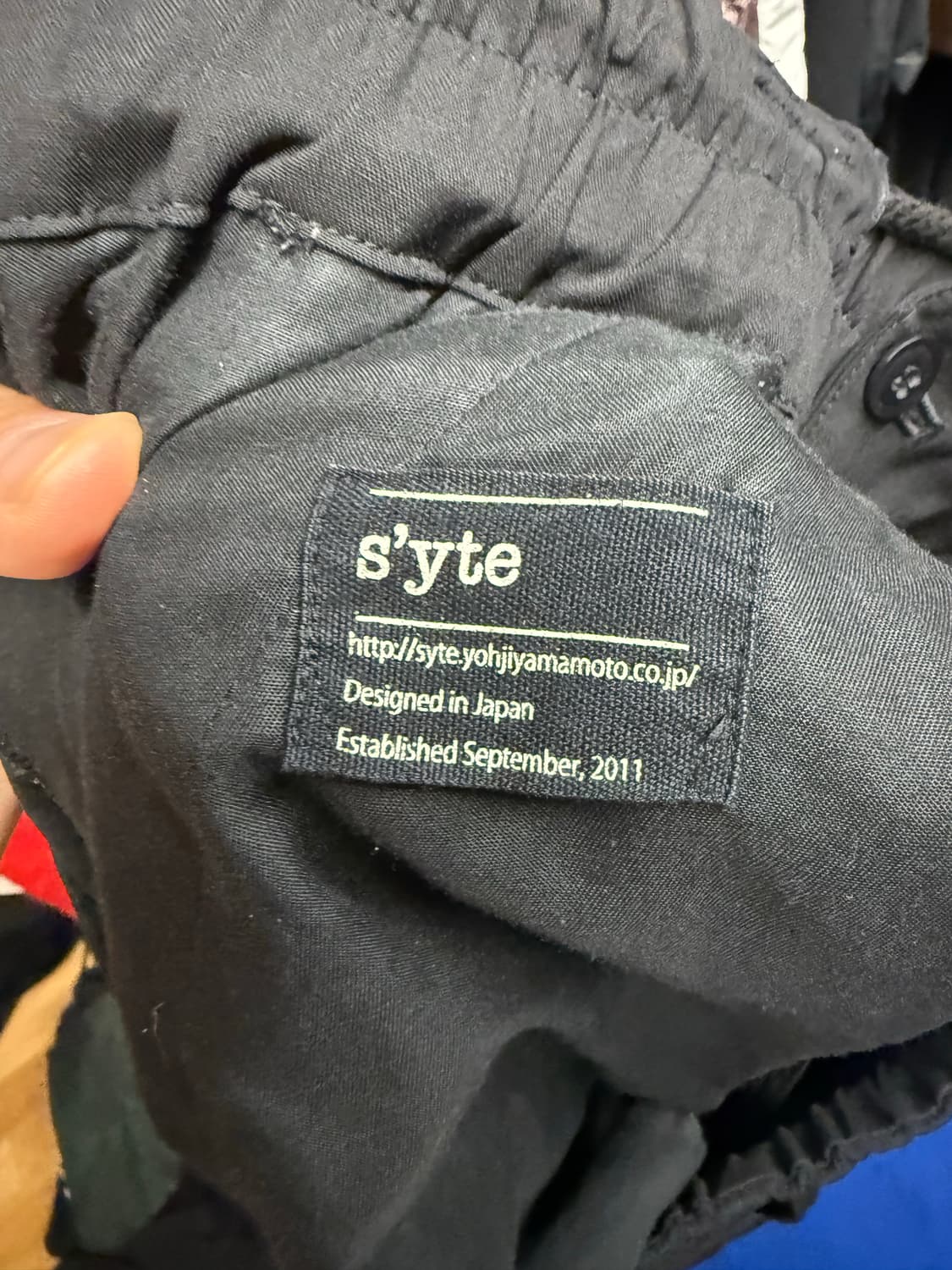 요지야마모토 s'yte 비대칭 사루엘팬츠 상품이미지5