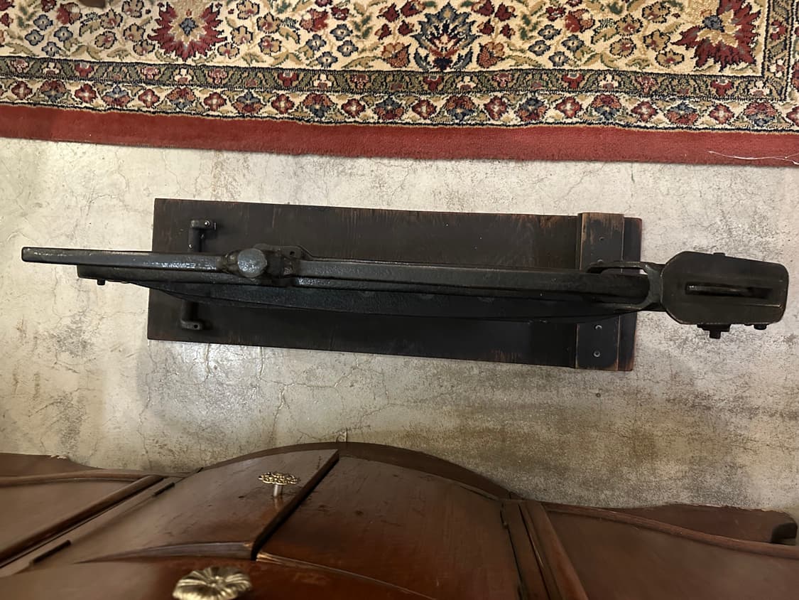 1930s 미국 빈티지 앤틱 석면 절단기 작두 인테리어 소품 상품이미지6