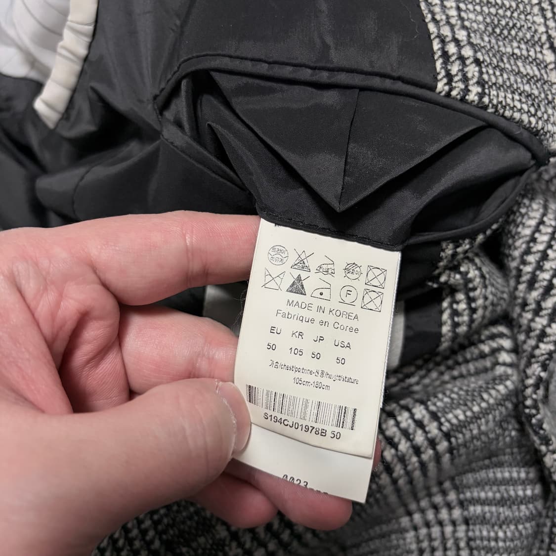 솔리드옴므 오버체크 자켓 상품이미지5