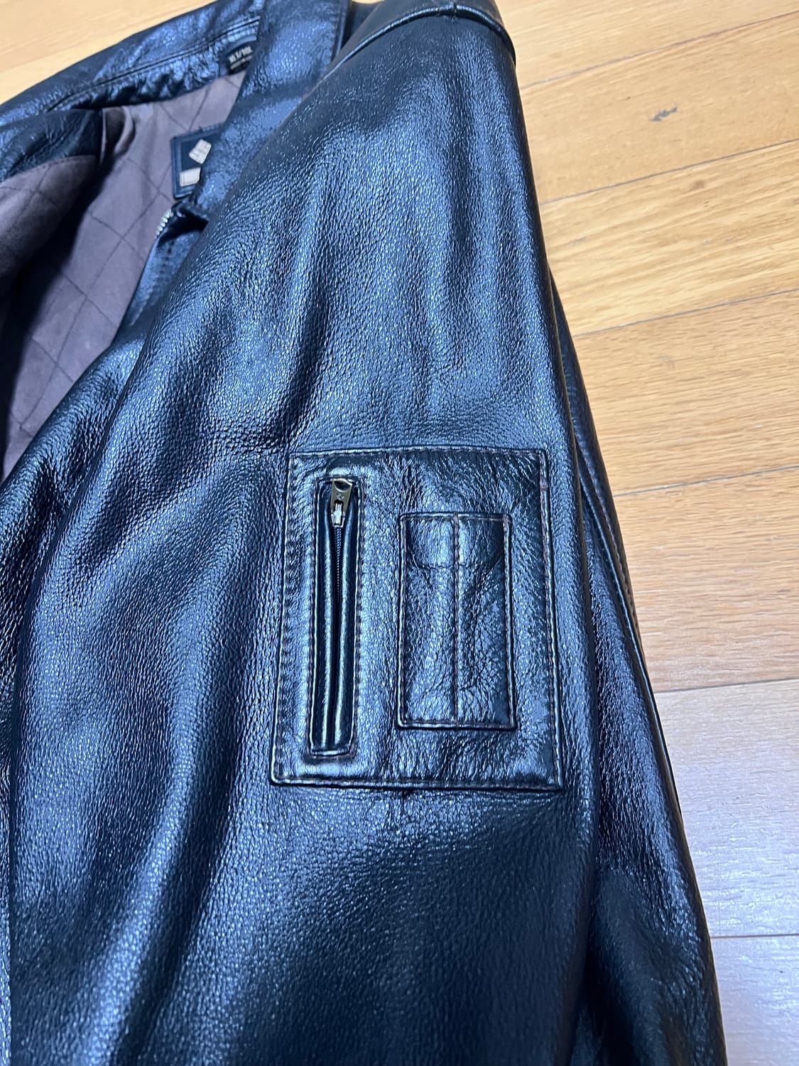 Columbia leather bomber jacket 상품이미지7