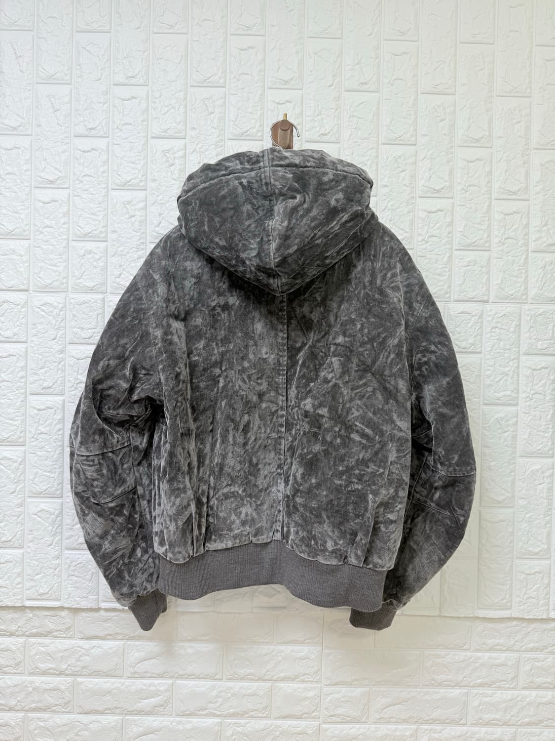 (24FW 새상품) 우영미 코튼 후드 자켓 그레이 (46) 상품이미지2