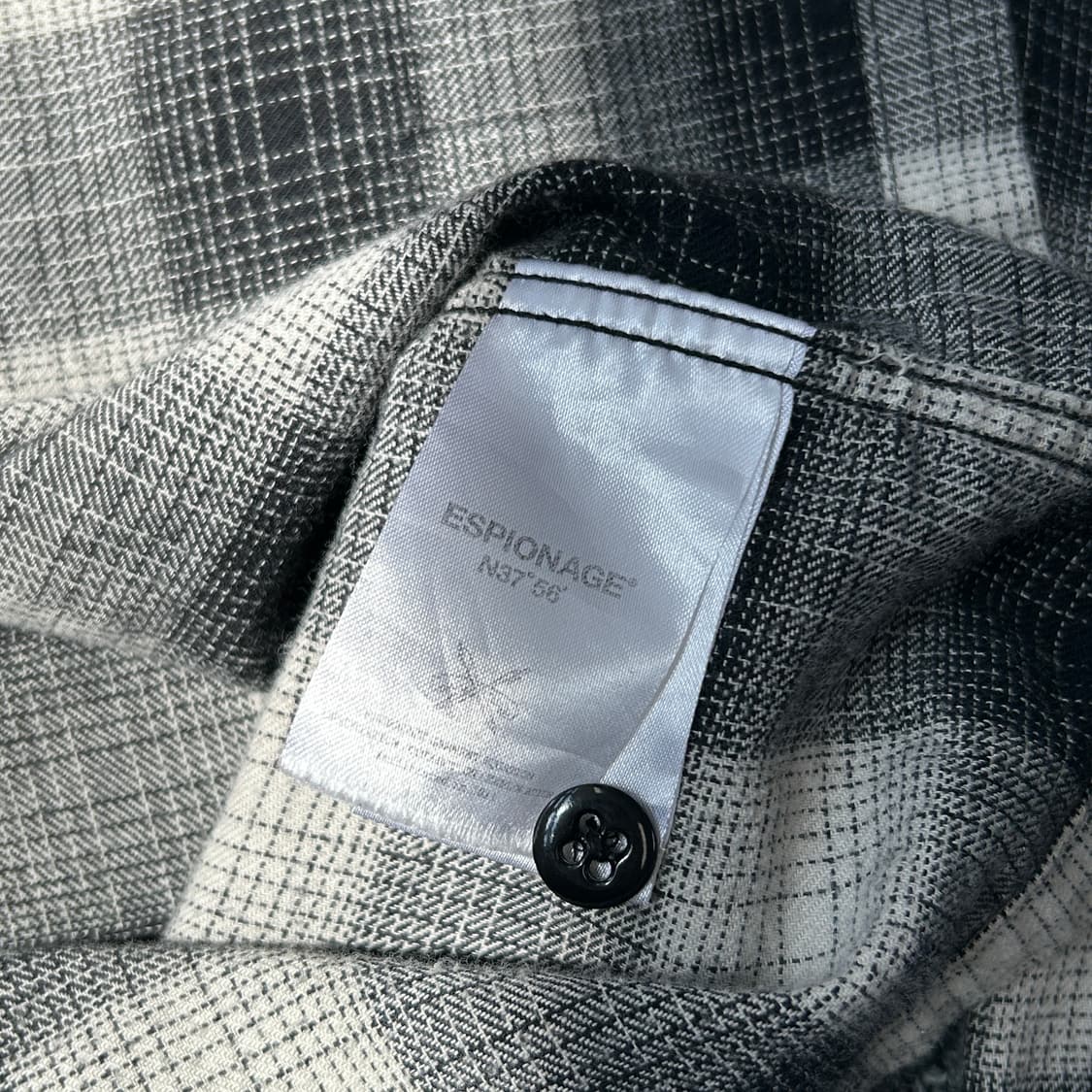 에스피오나지 체크 패턴 셔츠 상품이미지7