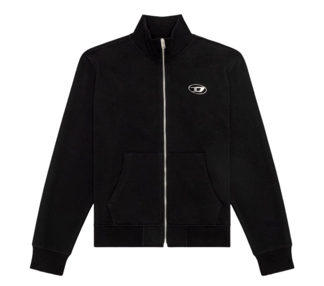 디젤 집업 스웨트셔츠 블랙 (택 영수증 O) 상품이미지1