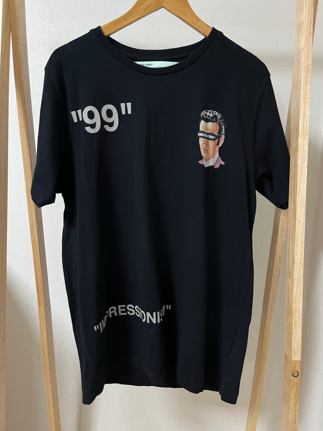 오프화이트 "IMPRESSIONISM" 반팔티 L 정품 상품이미지1