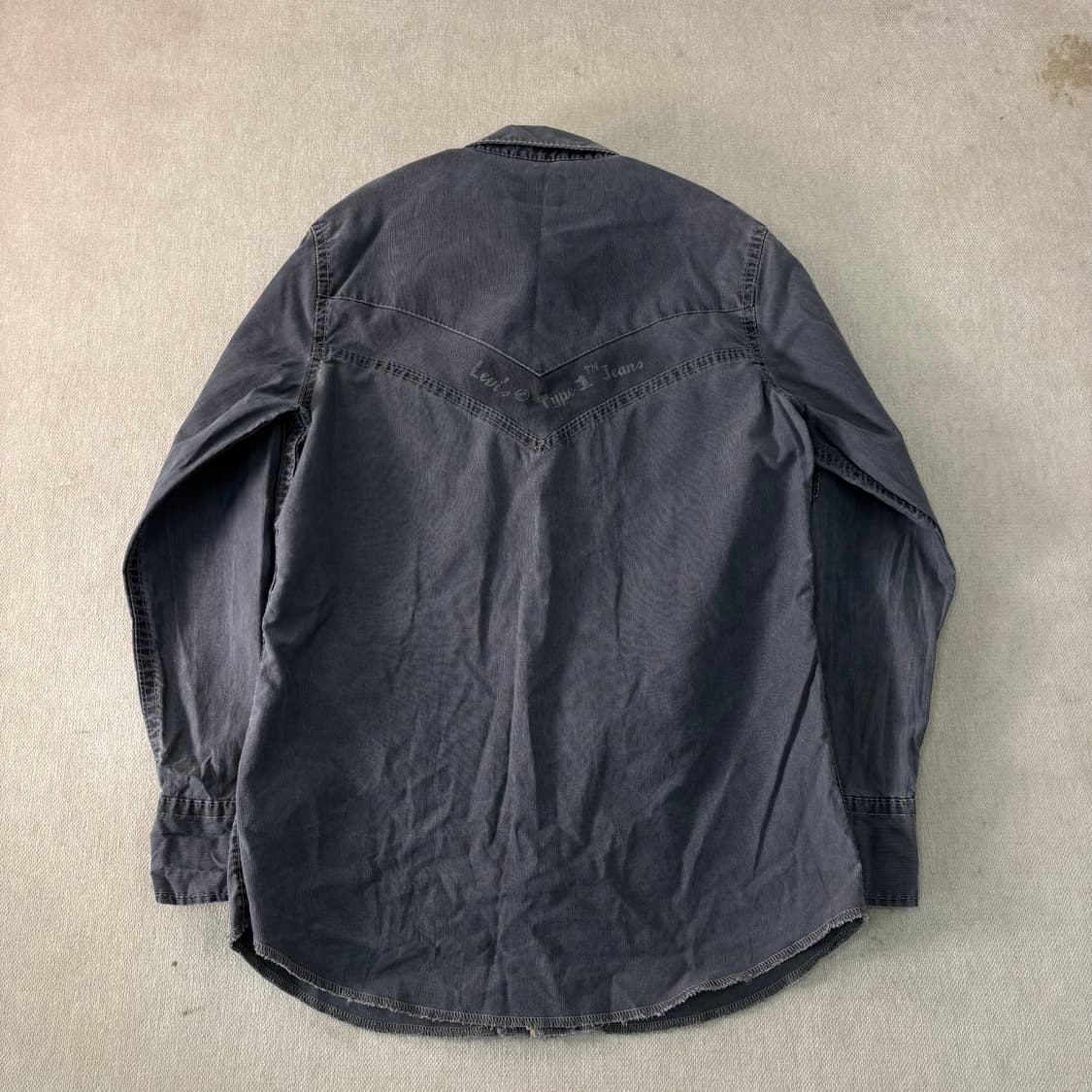 95 리바이스 타입원 흑청 웨스턴 워크셔츠 상품이미지2