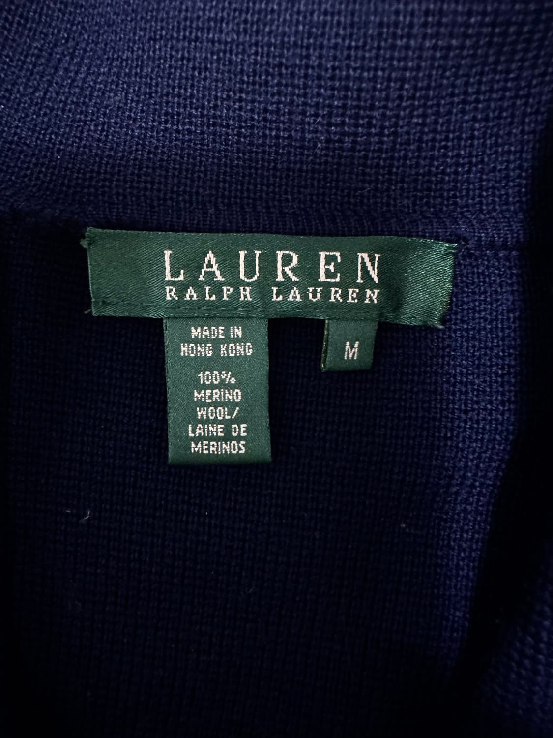 폴로 랄프로렌 네이비 니트 자켓 상품이미지6