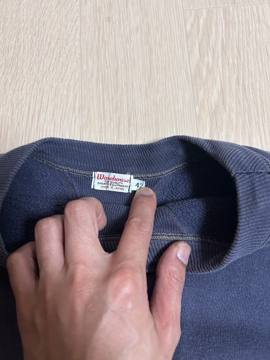웨어하우스401 네이비42 사이즈 판매 상품이미지3