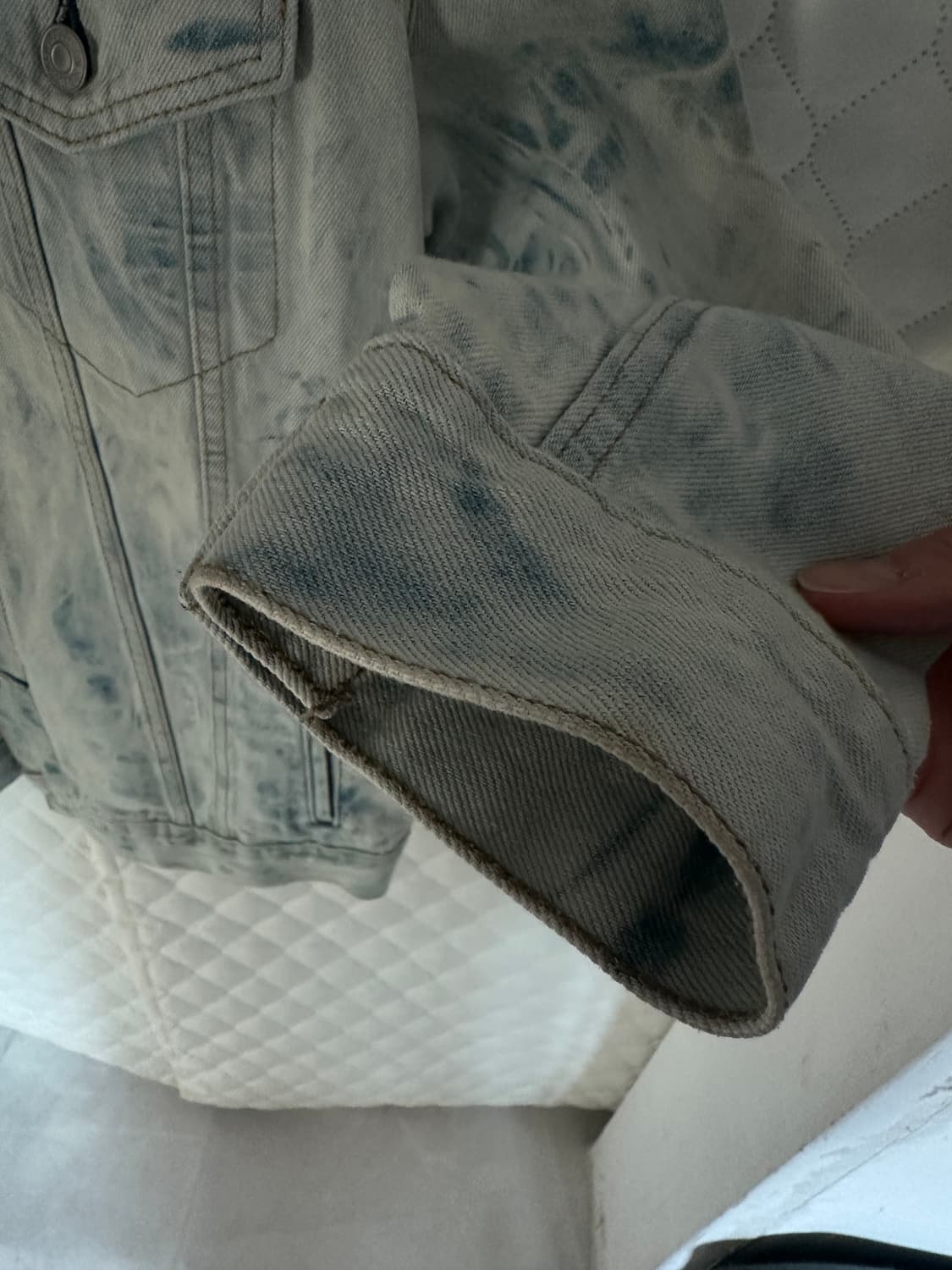 리바이스 블리치 워싱 트러커 데님 자켓 상품이미지3