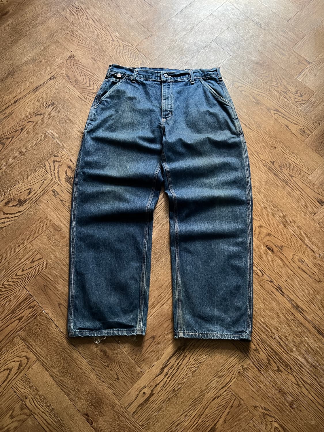 [36]칼하트FR USA 싱글니 카펜터 워크 데님 팬츠 상품이미지2