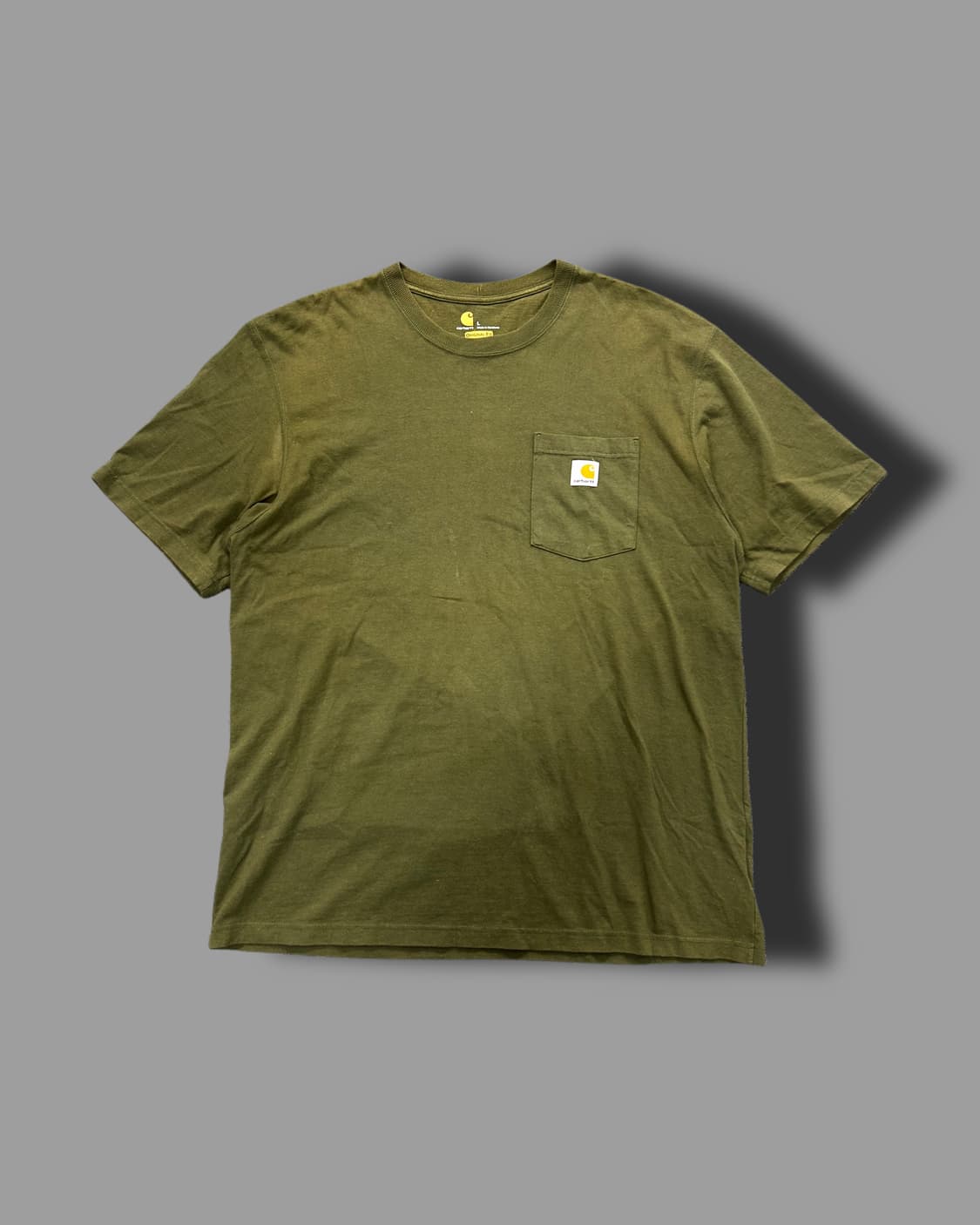칼하트 카키 포켓 반팔티 L 상품이미지4