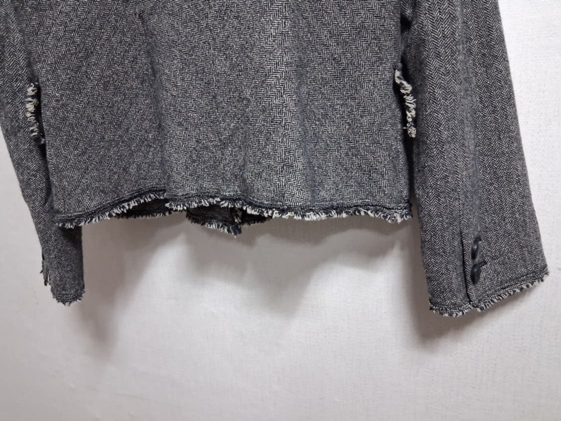 크리지아 여성 양모모직쟈켓 헤링본그레이체크 66 상품이미지8