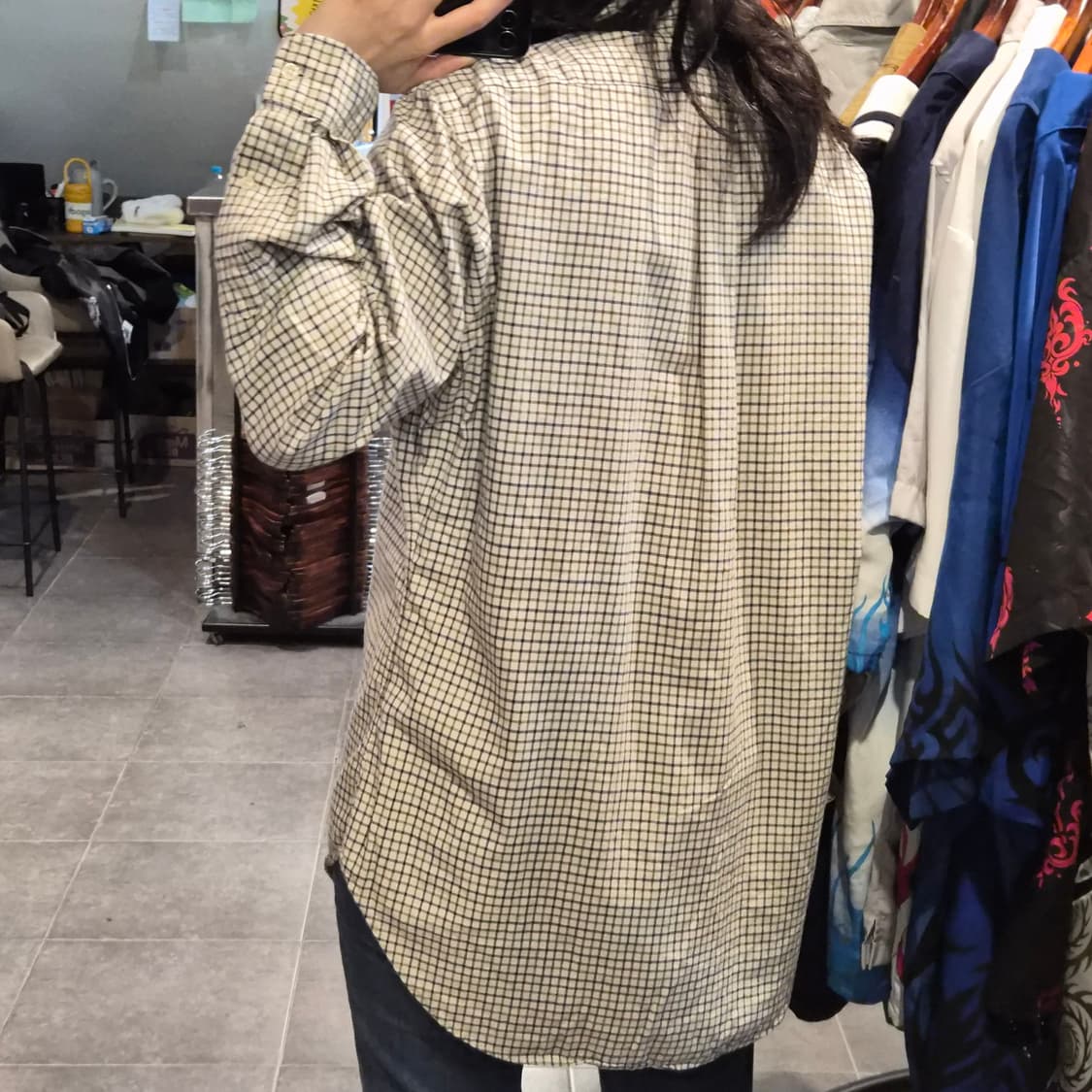 [NO.9] 폴로 빈티지 삼색 체크셔츠 상품이미지4
