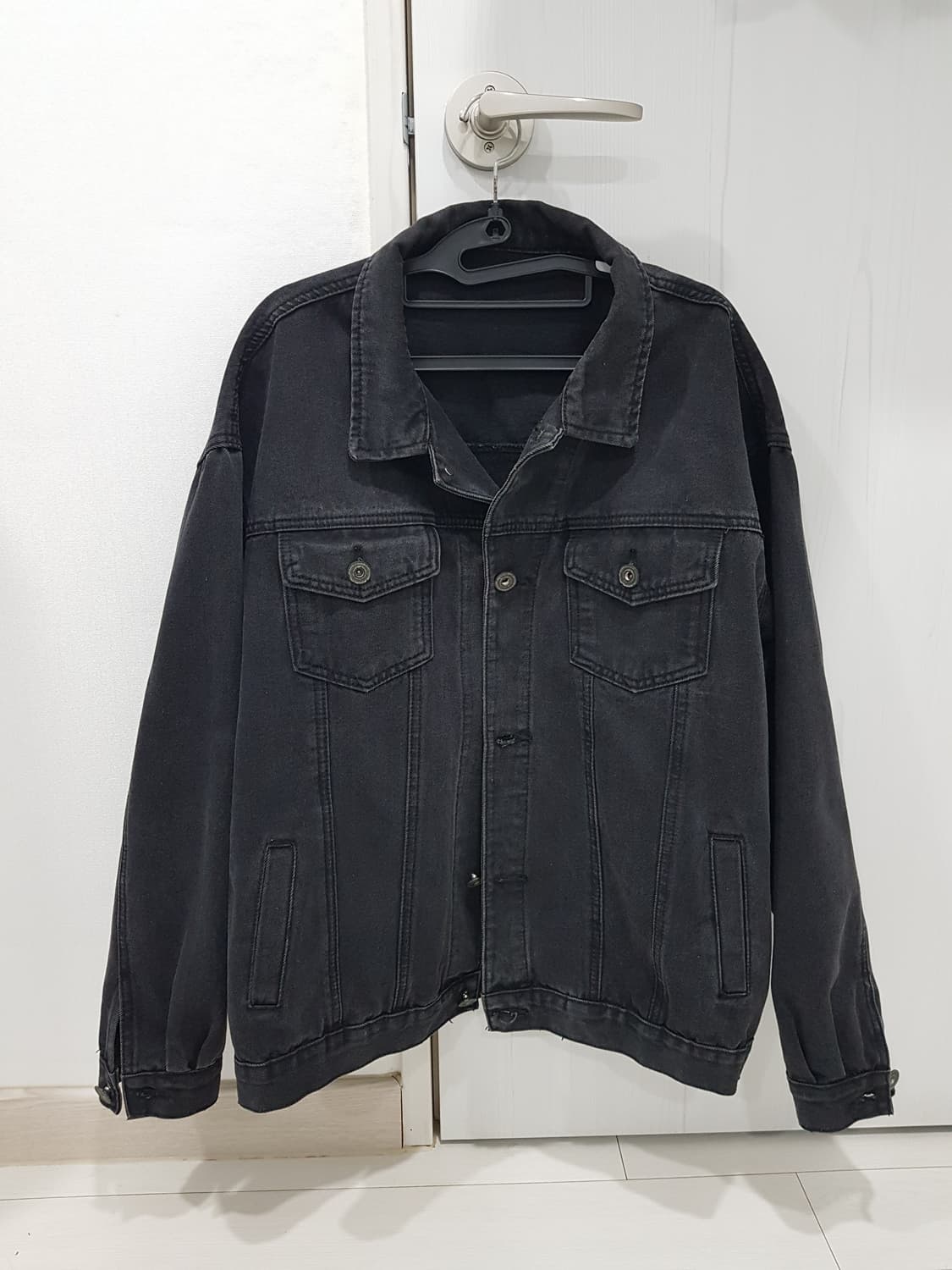 [옷장정리] 블랙 데님 자켓 청자켓 상품이미지1