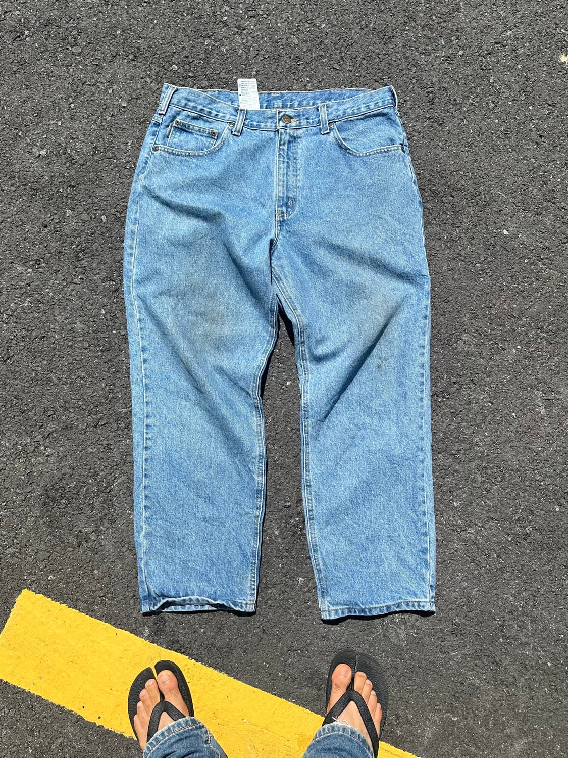 00’s Carhartt washed denim pants 상품이미지6
