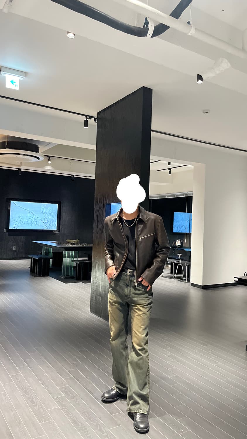 토니웩 가죽자켓(다크 브라운,L) 상품이미지1