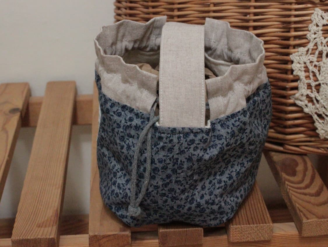 핸드메이드 손잡이 스트링 파우치 상품이미지9