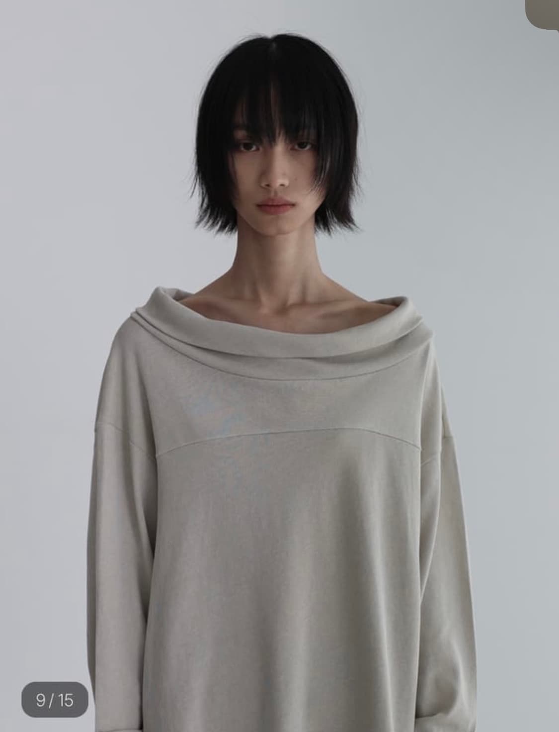 아모르샤이) Line Sweatshirt GR F 상품이미지2