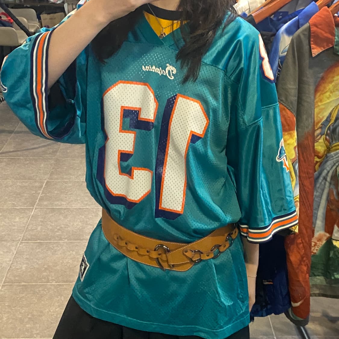 [NO.9] NFL 풋볼 져지 반팔티 청록 상품이미지3