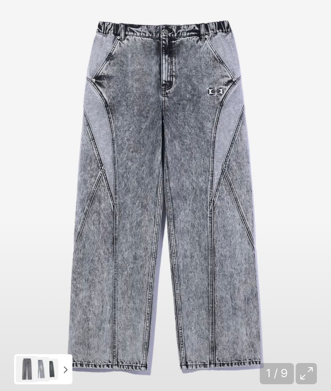 크리틱 데님팬츠 라이트그레이 상품이미지1