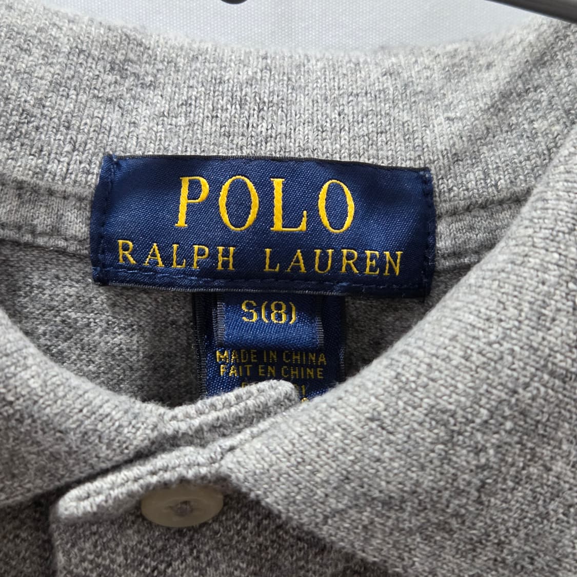 폴로랄프로렌 키즈 빅포니 피케 카라티 그레이 S/8 상품이미지3