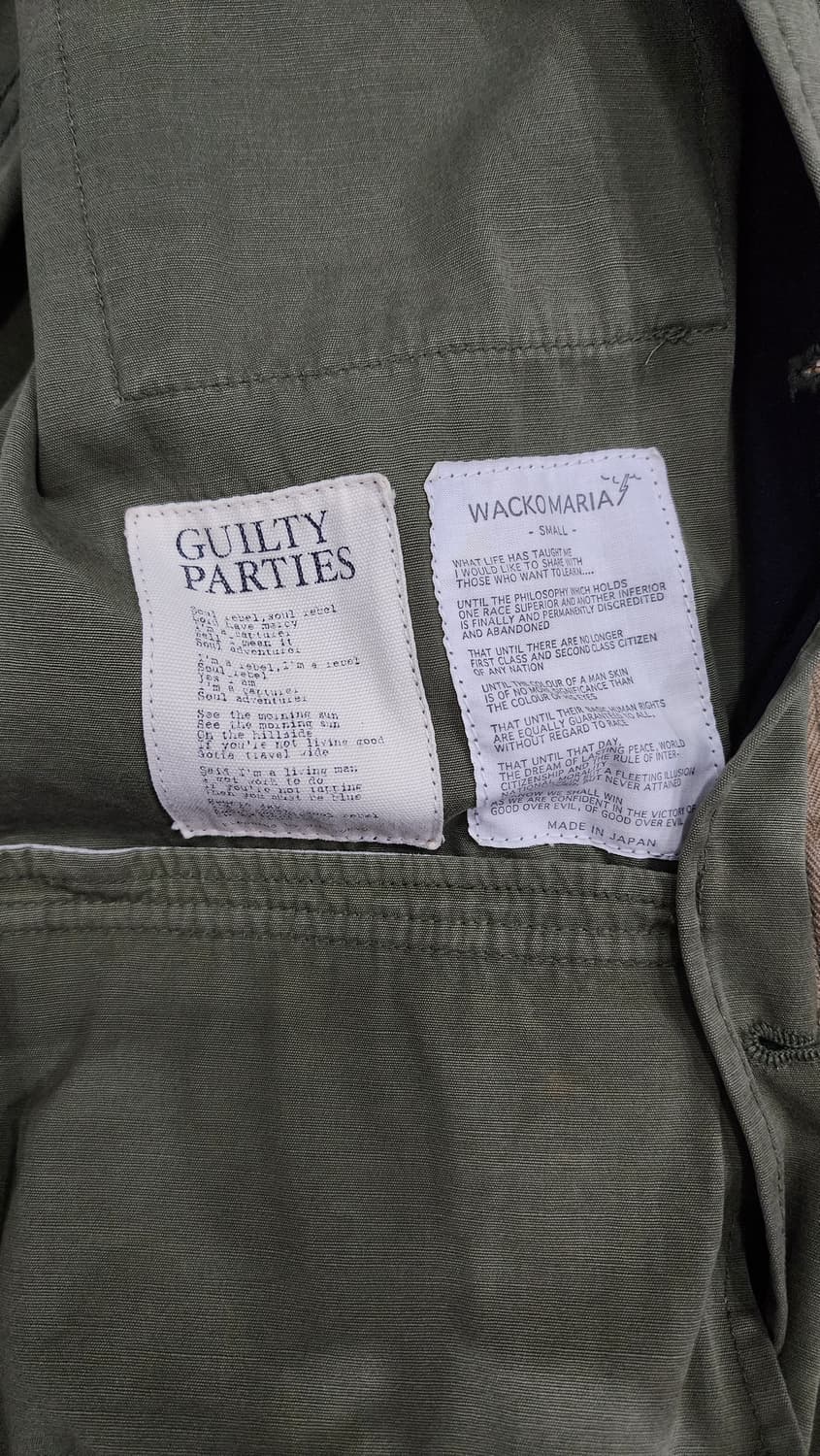 와코마리아 GUILTY PARTIES 자수 M-65 필드 자켓 야상 S 상품이미지9