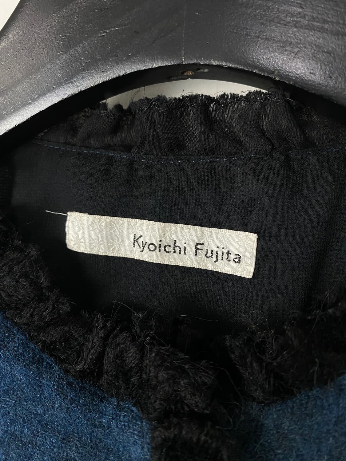 빈티지 KYOICHI FUJITA 울 실크 블렌드 셔츠 상품이미지8